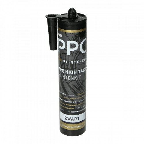 PPC High Tack Plintenkit - zwart RAL 9005 290 ml