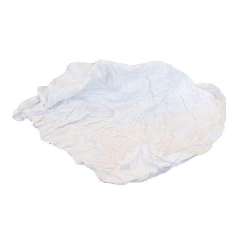 Pluisvrije witte katoenen poetsdoeken (10 kg) 2