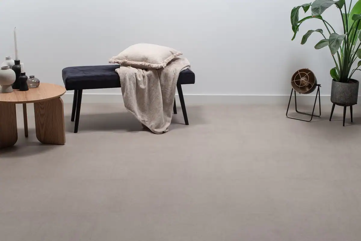 Floer Tegel Click PVC – Betonlook Greige - Afbeelding 2
